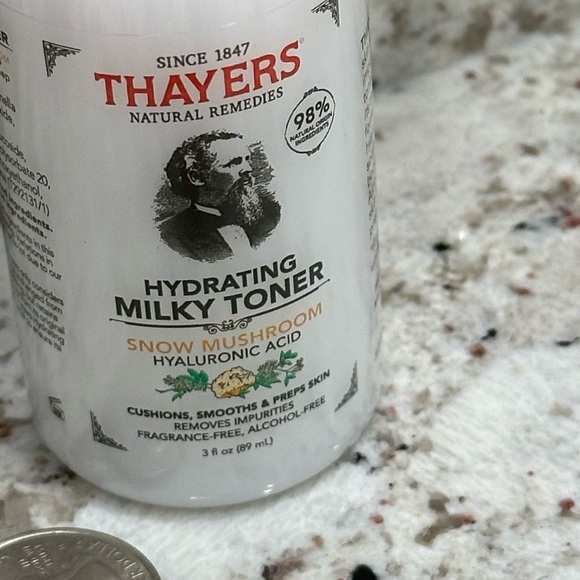 🌶️5/$16 Thayers Milky Hydrating Face Toner Snow Mushroom & Hyaluronic Acid NWT - Picture 2 of 2